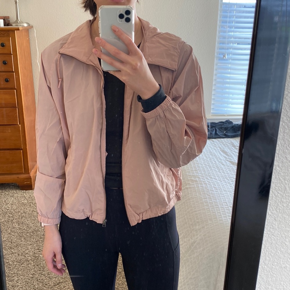 Uniqlo jacket pink